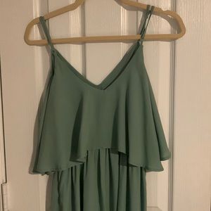 Sage Green maxi dress